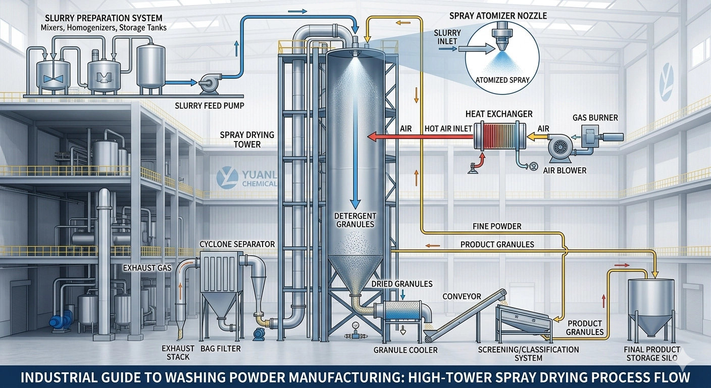 Classificação de detergentes: guia industrial para soluções de limpeza modernas